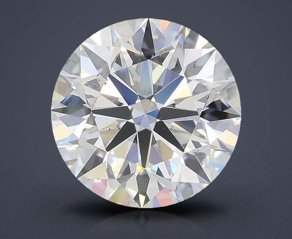 2.02ct D VS2 Rare Carat Ideal Cut Round Lab Grown Diamond