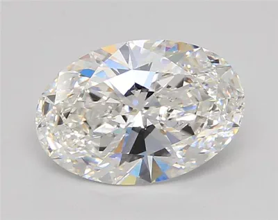 2.51ct E VVS1 Rare Carat Ideal Cut Oval Lab Grown Diamond