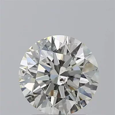 2.19ct I SI2 Rare Carat Ideal Cut Round Diamond