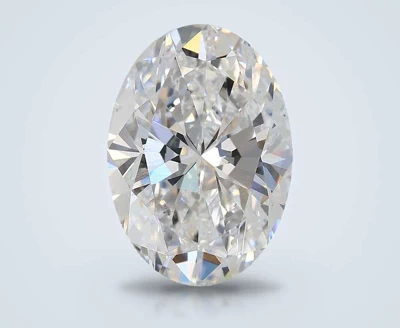2.57ct D VS1 Rare Carat Ideal Cut Oval Lab Grown Diamond