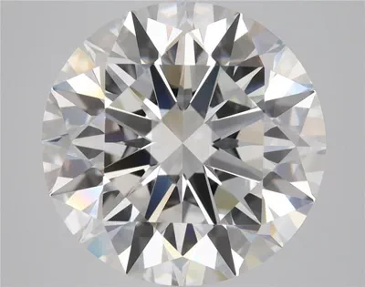5.01ct E VVS1 Rare Carat Ideal Cut Round Diamond