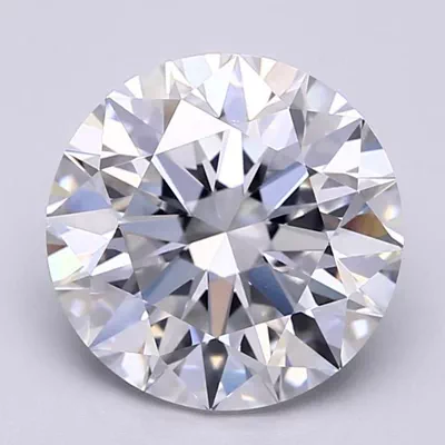 5.21ct E VVS2 Excellent Cut Round Lab Grown Diamond