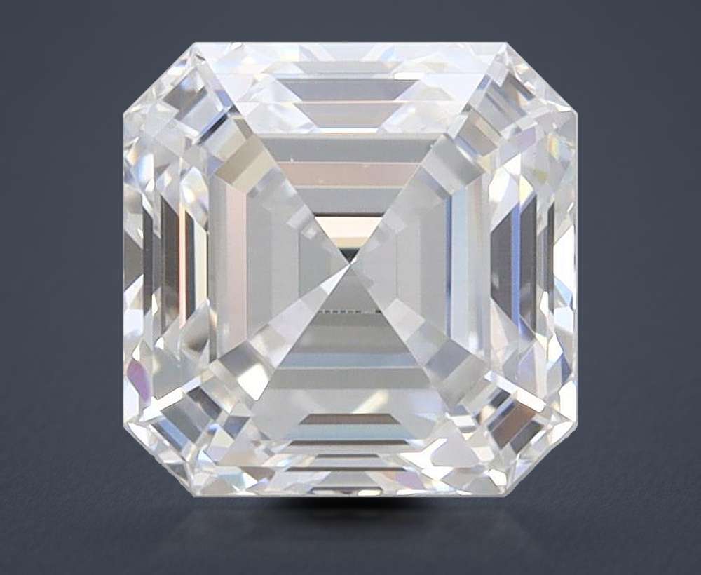 1.51ct D VS2 Rare Carat Ideal Cut Asscher Lab Grown Diamond