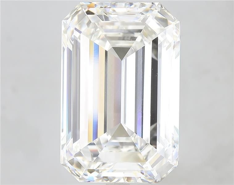 17.41ct F VVS2 Rare Carat Ideal Cut Emerald Lab Grown Diamond