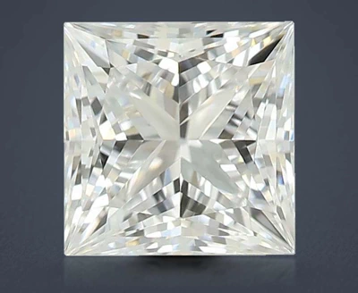 1.07ct D VVS2 Rare Carat Ideal Cut Princess Lab Grown Diamond
