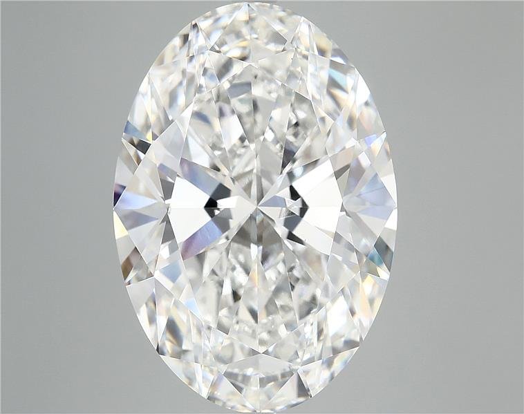 11.42ct F VS1 Rare Carat Ideal Cut Oval Lab Grown Diamond