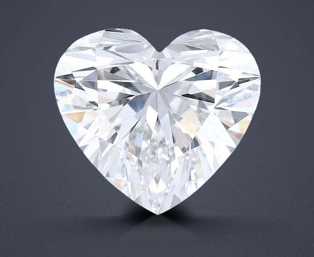 6.04ct E VS1 Rare Carat Ideal Cut Heart Lab Grown Diamond