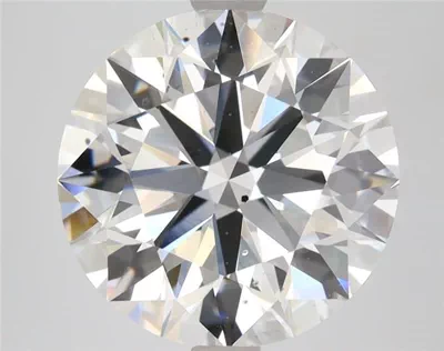5.01ct F SI1 Rare Carat Ideal Cut Round Lab Grown Diamond