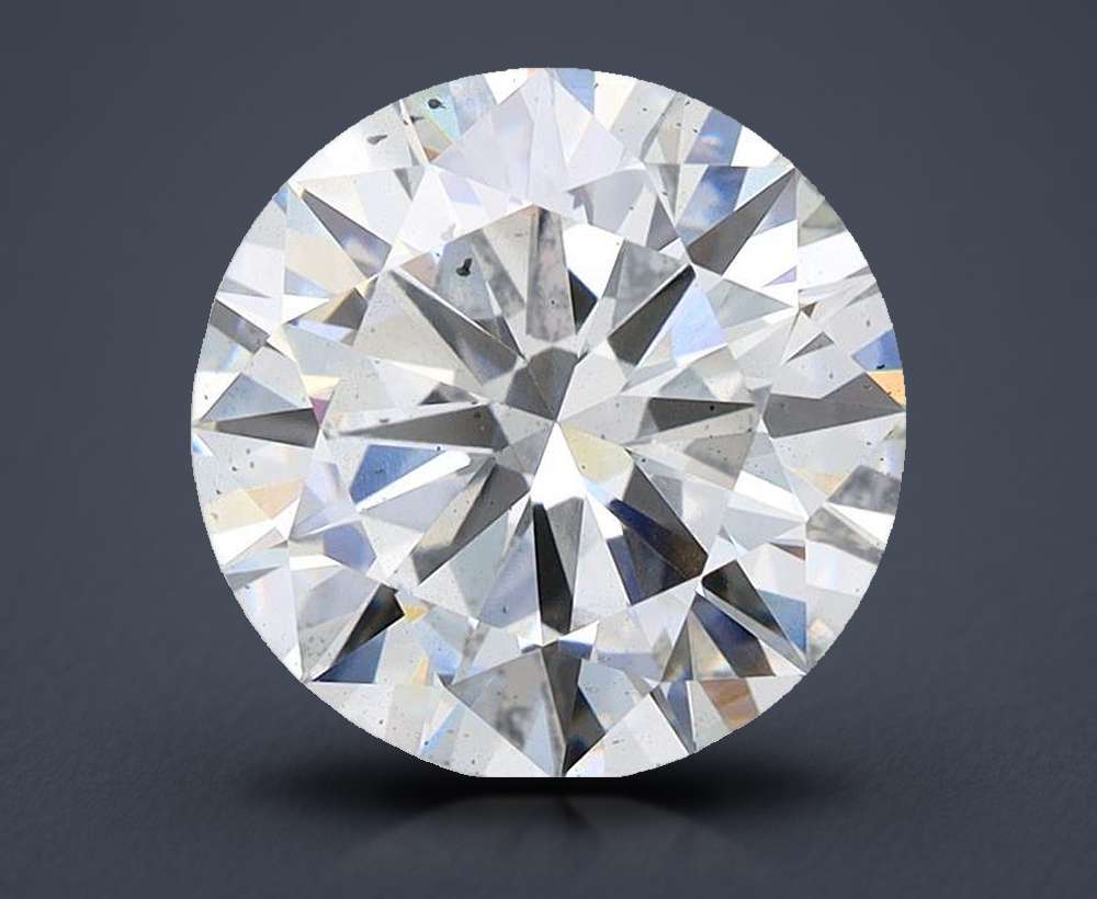 4.00ct F SI1 Excellent Cut Round Lab Grown Diamond