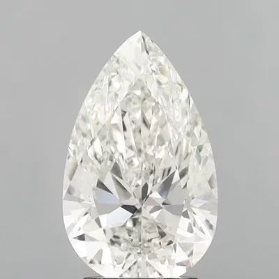 3.02ct H VS1 Rare Carat Ideal Cut Pear Lab Grown Diamond