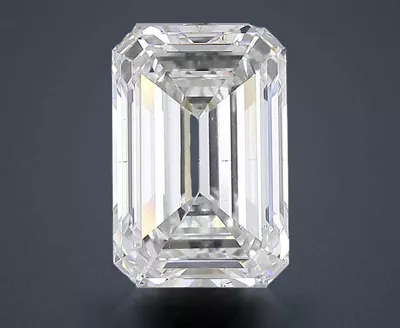 15.07ct F VS2 Rare Carat Ideal Cut Emerald Lab Grown Diamond