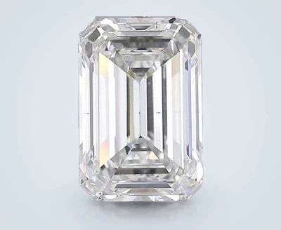 15.07ct F VS2 Rare Carat Ideal Cut Emerald Lab Grown Diamond