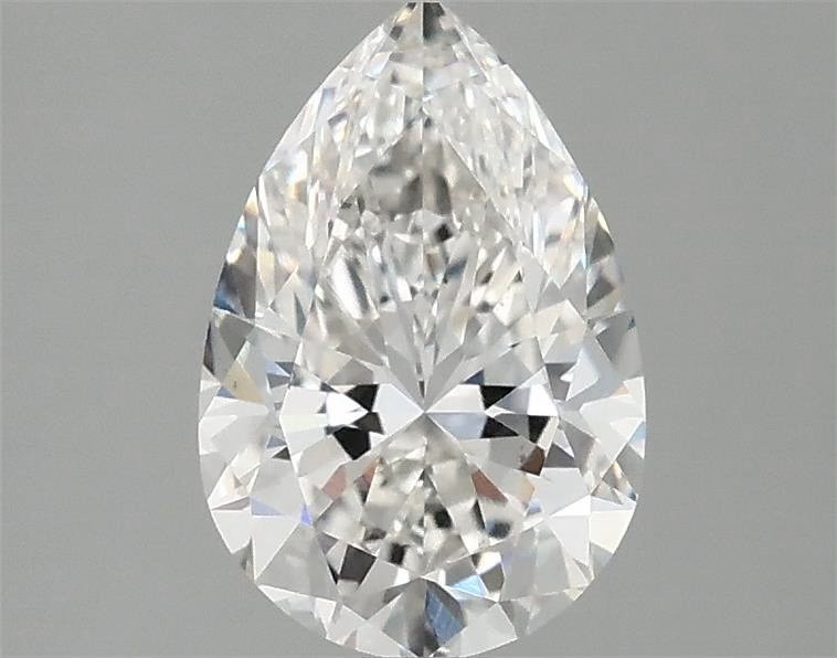 1.57ct F VS2 Rare Carat Ideal Cut Pear Lab Grown Diamond