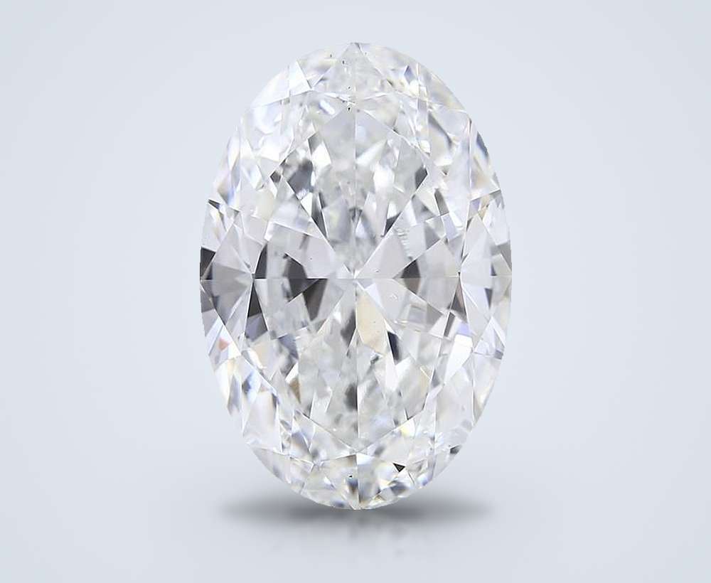 15.04ct F VS2 Very Good Cut Oval Lab Grown Diamond