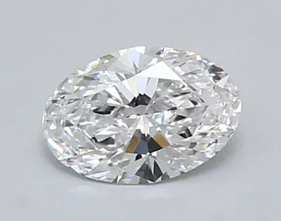 0.95ct D VVS1 Rare Carat Ideal Cut Oval Lab Grown Diamond