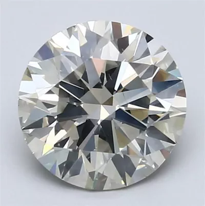 2.70ct J SI2 Rare Carat Ideal Cut Round Diamond