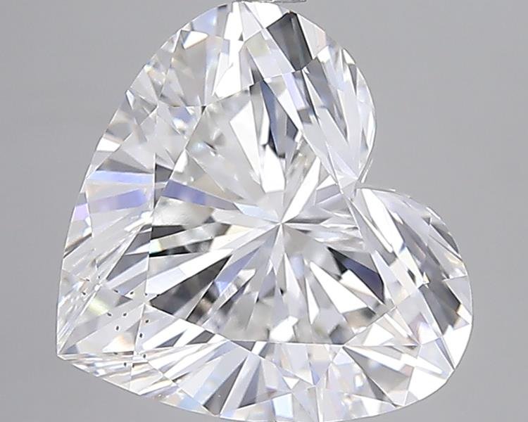 6.07ct E VS2 Rare Carat Ideal Cut Heart Lab Grown Diamond
