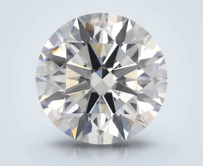 3.07ct H VVS2 Rare Carat Ideal Cut Round Lab Grown Diamond