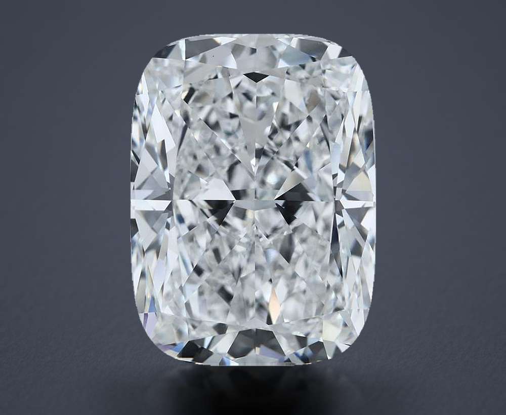 21.02ct E VVS2 Rare Carat Ideal Cut Cushion Lab Grown Diamond