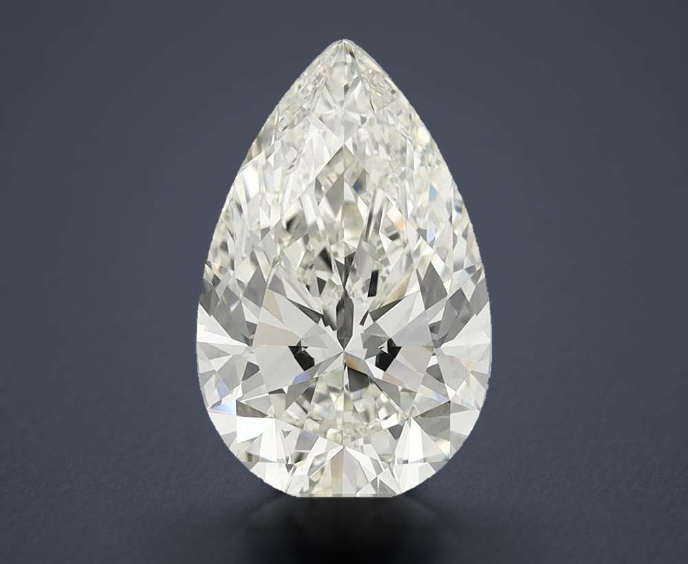 5.49ct I VS1 Rare Carat Ideal Cut Pear Diamond