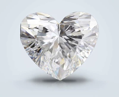 4.28ct D VS1 Rare Carat Ideal Cut Heart Diamond