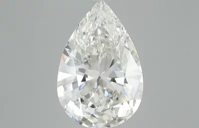 5.02ct J SI1 Very Good Cut Pear Diamond
