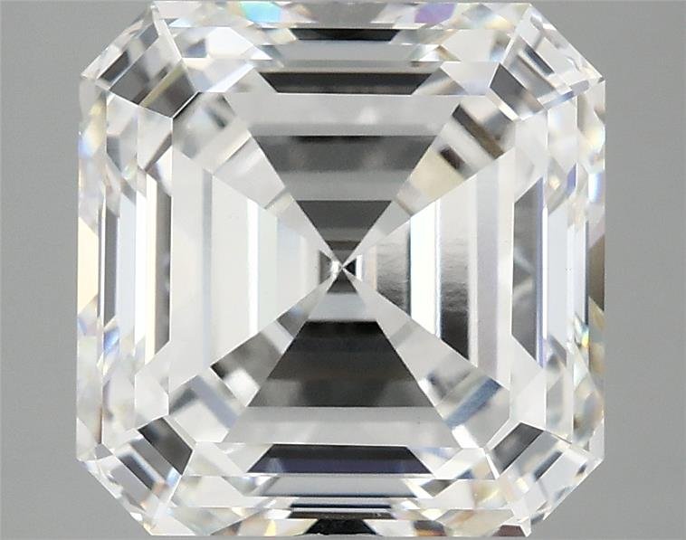 5.10ct F VVS2 Rare Carat Ideal Cut Asscher Lab Grown Diamond
