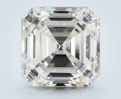 5.10ct F VVS2 Rare Carat Ideal Cut Asscher Lab Grown Diamond