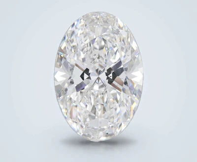 11.06ct F VS2 Rare Carat Ideal Cut Oval Lab Grown Diamond