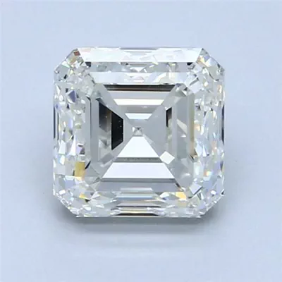 2.50ct J VVS2 Very Good Cut Asscher Diamond