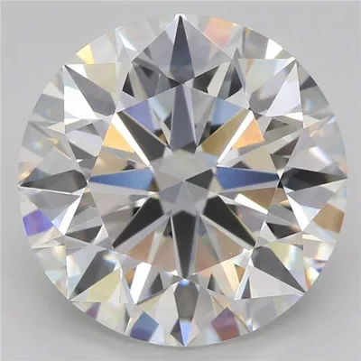 4.09ct F VVS2 Rare Carat Ideal Cut Round Lab Grown Diamond