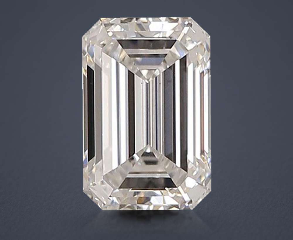 1.45ct E VS1 Rare Carat Ideal Cut Emerald Lab Grown Diamond