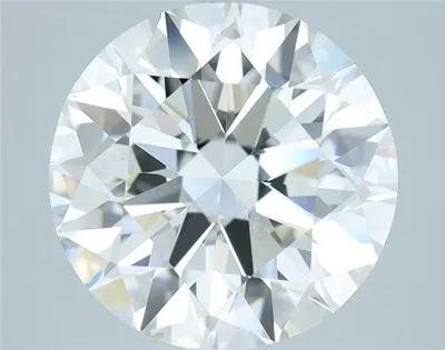 5.21ct J IF Rare Carat Ideal Cut Round Diamond