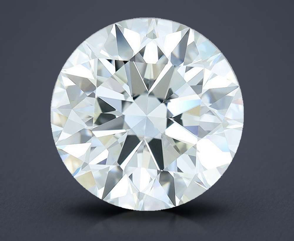 5.21ct J IF Rare Carat Ideal Cut Round Diamond