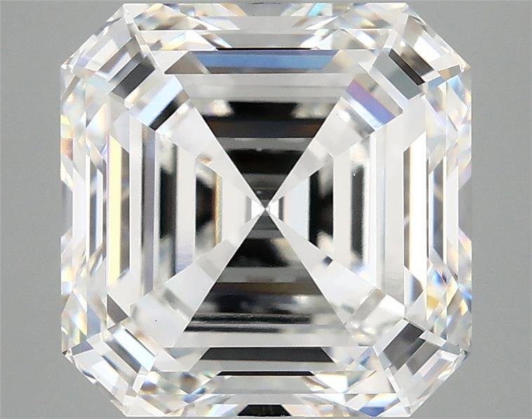 5.07ct F VS1 Rare Carat Ideal Cut Asscher Lab Grown Diamond