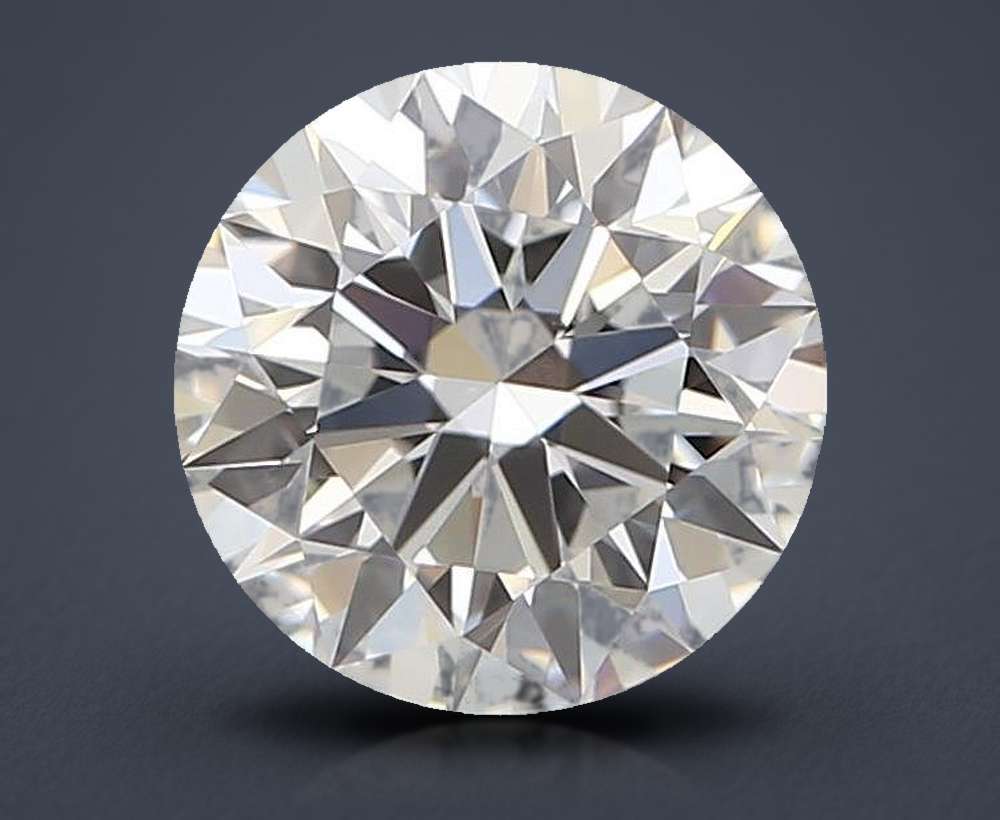 0.73ct F VS2 Rare Carat Ideal Cut Round Diamond