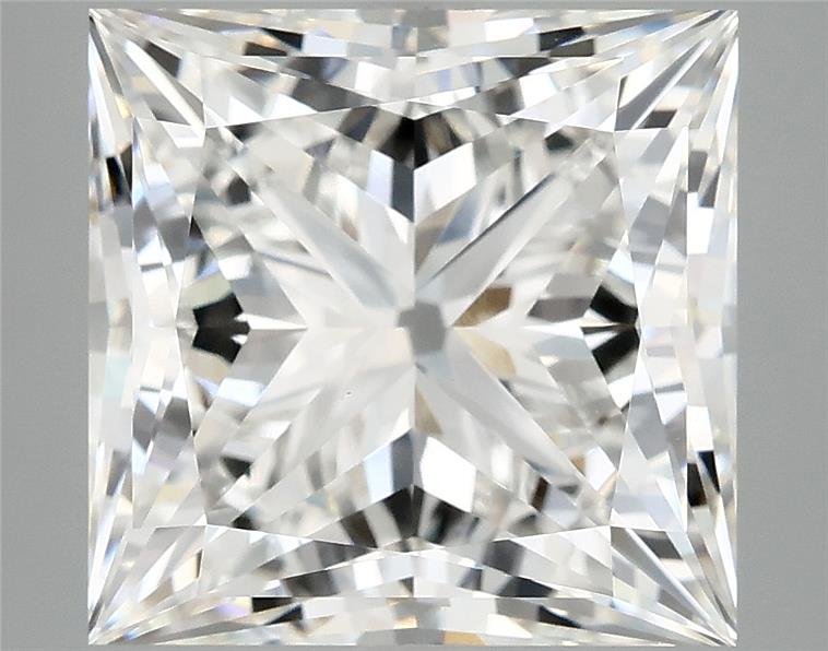 7.64ct F VVS2 Rare Carat Ideal Cut Princess Lab Grown Diamond