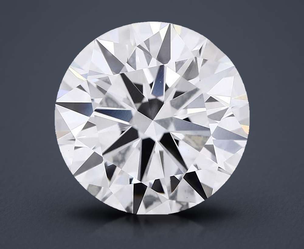 6.45ct F VVS1 Rare Carat Ideal Cut Round Lab Grown Diamond