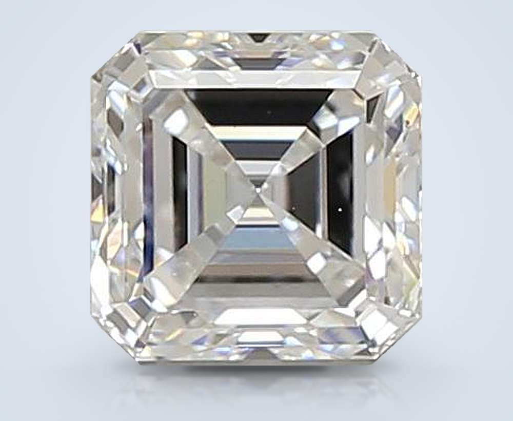 0.99ct D VS2 Very Good Cut Asscher Lab Grown Diamond