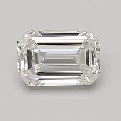 0.88ct D VVS1 Rare Carat Ideal Cut Emerald Lab Grown Diamond