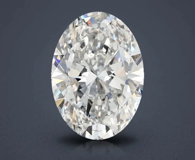 1.59ct E VS2 Rare Carat Ideal Cut Oval Lab Grown Diamond