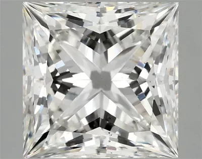 5.05ct G VS2 Rare Carat Ideal Cut Princess Lab Grown Diamond