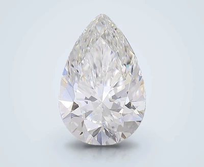 3.30ct F VVS2 Rare Carat Ideal Cut Pear Lab Grown Diamond