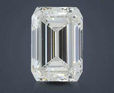2.55ct E VS2 Rare Carat Ideal Cut Emerald Lab Grown Diamond