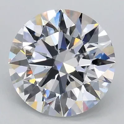 1.58ct D VVS2 Rare Carat Ideal Cut Round Lab Grown Diamond