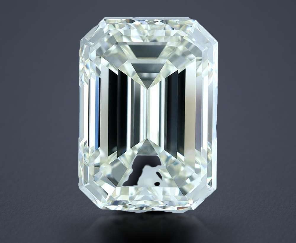 4.81ct I VVS1 Very Good Cut Emerald Diamond