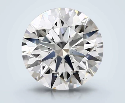 3.61ct E SI1 Rare Carat Ideal Cut Round Lab Grown Diamond