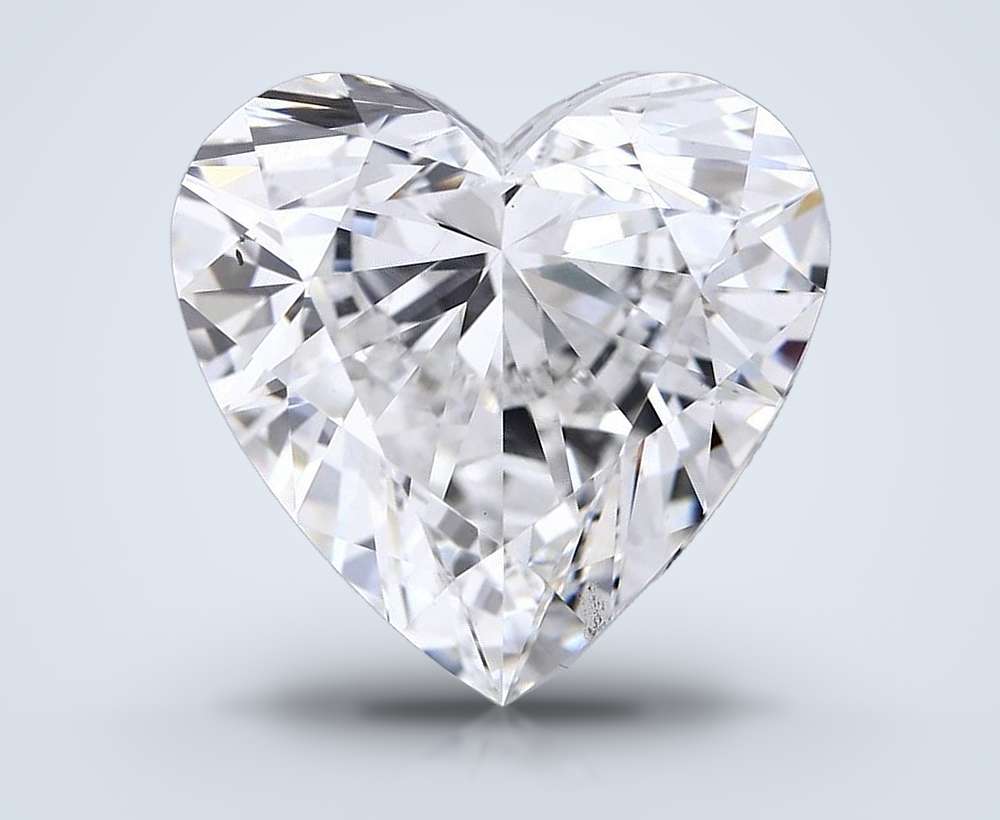 11.16ct E VS2 Rare Carat Ideal Cut Heart Lab Grown Diamond