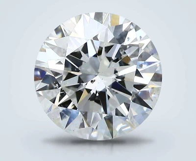 3.29ct H SI1 Rare Carat Ideal Cut Round Diamond