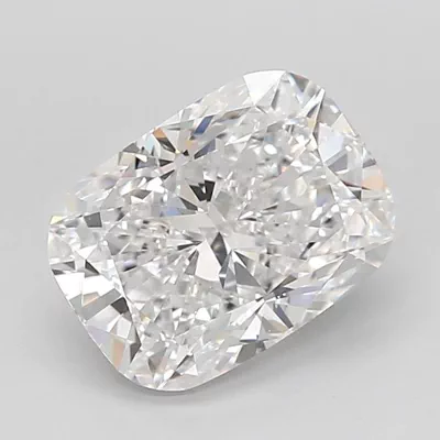 2.53ct D VVS2 Rare Carat Ideal Cut Cushion Lab Grown Diamond